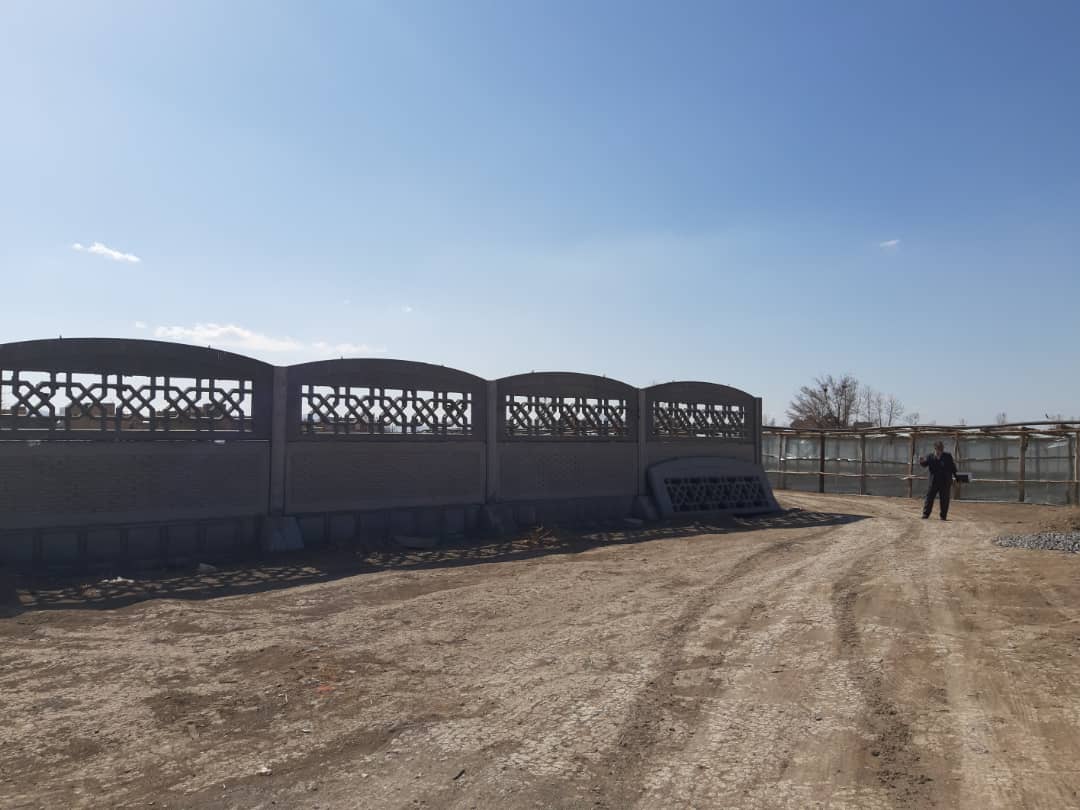 دیوار کشی آرامستان موسیان دیوار کشی آرامستان موسیان