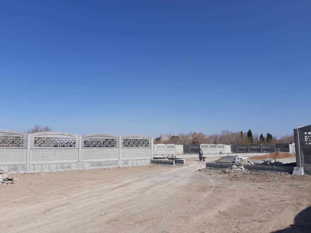 دیوار کشی آرامستان موسیان دیوار کشی آرامستان موسیان